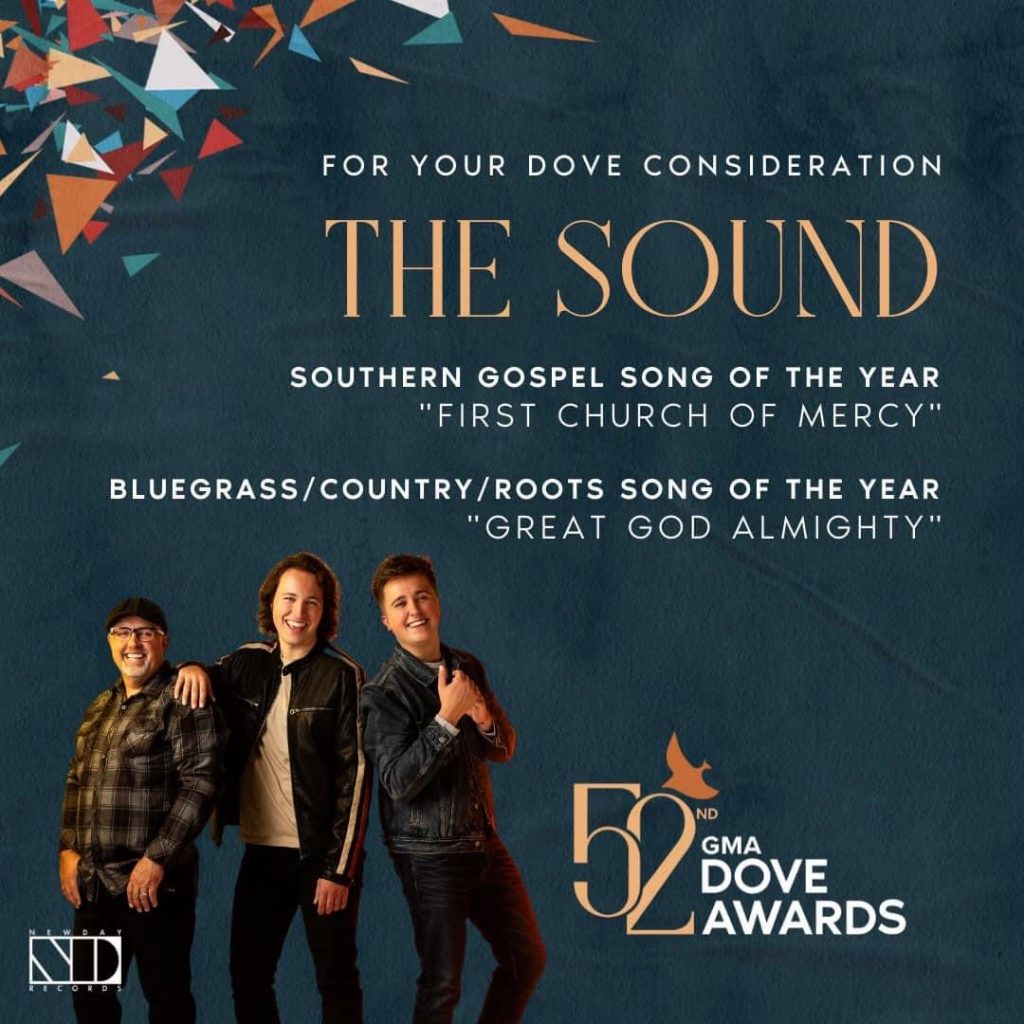 The Sound receives 2021 Dove Award Nominations The Sound